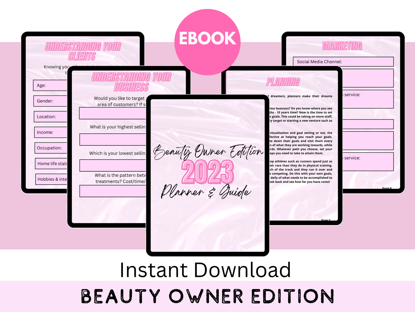 Beauty Business 2023 Planner and Guide