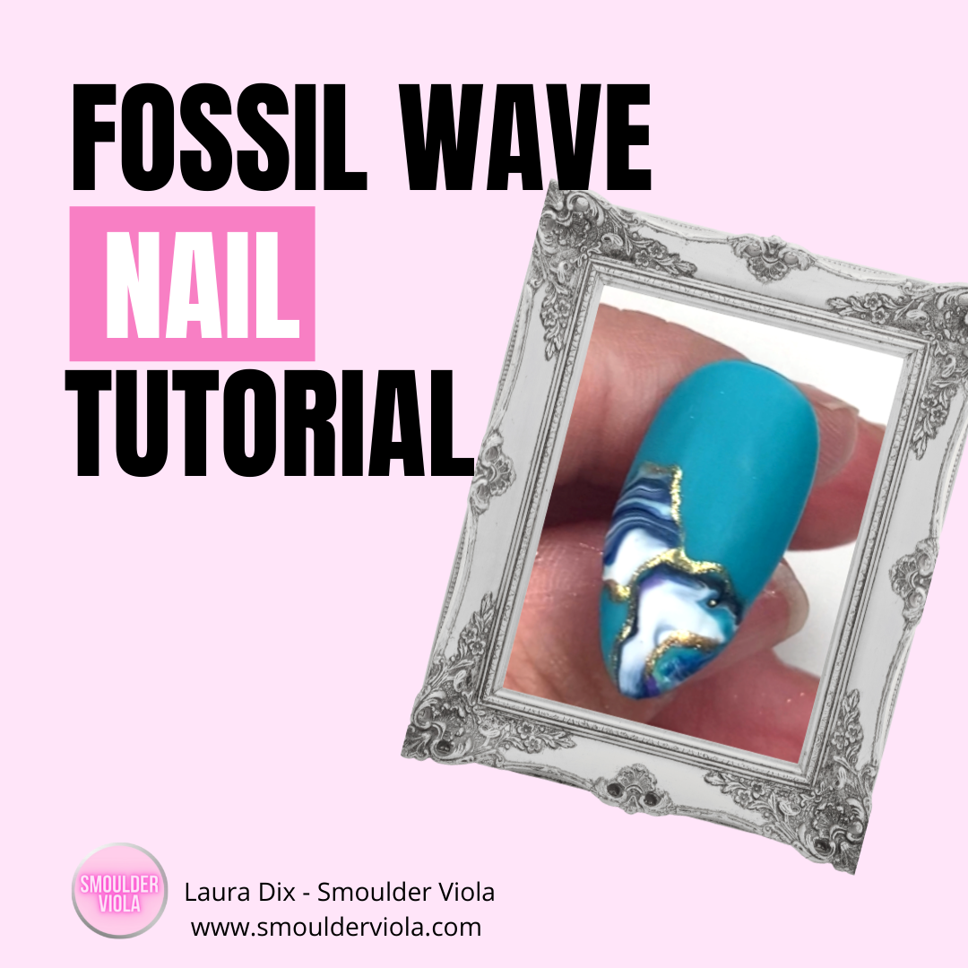 Fossil Wave Nail Art Lesson